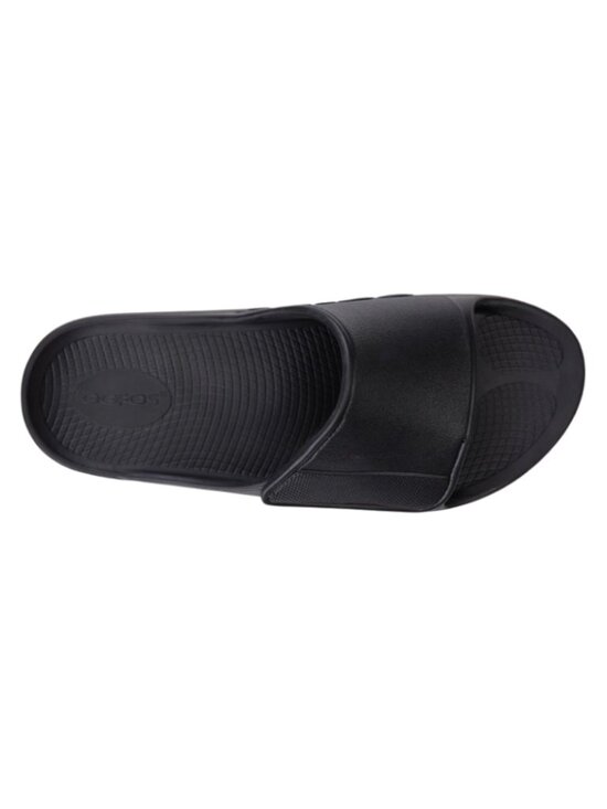 OOFOS OOahh Sport Flex Slide - Unisex - Matte Black